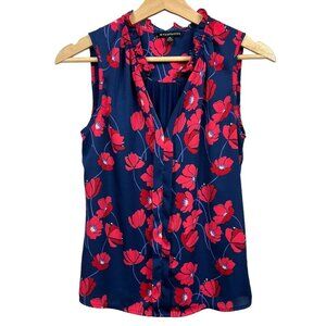 41 Hawthorn Women's Blouse XS Petite Stitch Fix Floral Multicolor NWOT